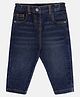 MINI KLUB Cotton Denim Woven Mild Washed Jeans - Blue