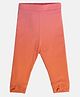 MINI KLUB Cotton Knit Ombre Leggings - Pink & Orange