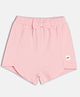 MINI KLUB Cotton Knit Bow Applique Detailed Shorts - Pink