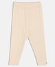 MINI KLUB Cotton Knit Solid Leggings - Beige