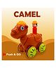 ToyBharat Push N Go Camel |Multicolour | Travel Toys | Push N Go