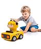 Toybharat Pressing go Animal Car |Multicolour | Push N Go Toys | Kids Gift- (Colour May Vary)