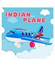 Toybharat Indian Plane |Multicolour |Friction Power Toys | Birthday Gift