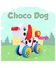 Toybharat Choco Dog |Multicolour | Travel Toys | Toy Gift |Pull Along Toy