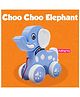 Toybharat Choo Choo Elephant |Multicolour | Travel Toys | Pull Along Toy