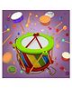 Toybharat Musical Drum Big |Multicolour |Intractive Toys | Birthday Gift