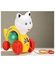 ToyBharat Funny Cat |Multicolour | Travel Toys | Birthday Gift | Pull Along Toys- Multicolor