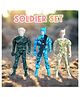 ToyBharat Soldier Set |Multicolour | Travel Toys | Birthday Gift (Set Of 3)- Multicolor