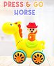 ToyBharat Small Push n go Horse | Multicolour | Push n Go toy| Intractive Toy