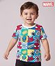 Babyhug Marvel Single Jersey Knit Half Sleeves T-Shirt with Spider Man Graphics - White