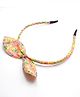 Milyra Bow Applique Detailed Hair Band - Orange