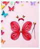 Funcart Butterfly Fairy Wing Set - Red