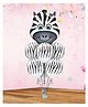 Funcart Zebra Balloon Bouquet Multicolor - Pack of 7
