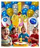 Funcart 1st Birthday Astronaut Balloon Decoration Multicolor - Pack of 28