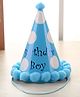 Funcart Birthday Boy Polka Dot Cone Cap - Blue