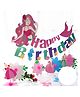 Funcart Little Mermaid Happy Birthday Banner - Multicolor