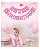 Funcart It's My half Birthday princess banner - Pink