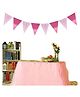 Funcart Sparkly Triangle Flags Bunting Banner - Pink