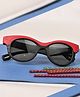 FROGGY Colour Blocked Full Rim UV Protected  Sunglasses - Black