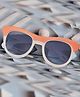FROGGY Colour Blocked Full Rim UV Protected  Sunglasses - White