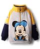 Babyhug Disney Terry Knit Full Sleeves Sweatshirt With Mickey Mouse Graphics - Multicolor