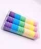Radhya accessories Set Of 66 Solid Rubber Bands - Multi Colour