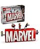 LEGO Marvel: MARVEL Logo & Minifigures Collectible Buildable Set 931 Pieces - 76313