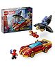 LEGO Marvel Iron Man Car & Black Panther vs. Red Hulk Buildable Playset 295 pieces-76310
