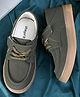 Steprite Colour Blocked Velcro Closure Sneakers - Olive Green