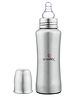 Speedex Stainless Steel Infant Baby Feeding Bottle  240ml | BPA-Free, Anti-Colic | Plastic-Free | Medium-Flow Nipple
