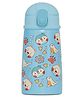 Speedex Insulated Stainless Steel Kids Sipper Water Bottle  330ml | Printed Light Blue | Leak-Proof & BPA-Free