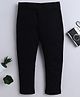 BAATCHEET Oxford Lycra Cotton Woven Solid Pant - Black