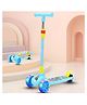 Little Olive Enduro 4 Level Height Adjustable Scooter with LED Lights - Blue