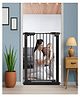 Evafly Baby Safety Gate No Dril Requried Adjustable 2 Way Auto Close - Grey and Black