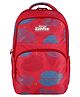 Smily Kiddos Rio 19 Inch Laptop Backpack  Red Blue Leaf Print