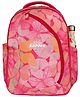 Smily Kiddos Bella Butterfly Print School Backpack  Red, Height 19.5 Inches