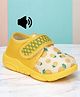 Lil Lollipop Lemon & Pineapple Designed Musical Shoes - Mustard