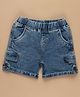 PURPLE UNITED KIDS Denim Woven Solid Shorts - Blue