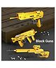 NEGOCIO Diy Power Ejection Toy Gun Outdoor Interesting Early Educational Building Blocks Bullet Toy Gun- PACK OF 1- COLOR MAY VARY