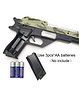 NEGOCIO Children Pretend Play Pistol Electric Plastic with Light Sounds Vibration Battery Operation Toy Guns- PACK OF 1- COLOR MAY VARY