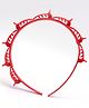 Pihoo Solid Clip Hair Band - Red
