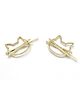 Pihoo Cat Designed Hair Clips - Golden