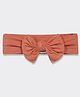THE PLUSH CLUB Bow Applique Detailed Headband - Orange
