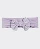 THE PLUSH CLUB Bow Applique Detailed Headband - Purple