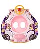 Babyhug Inflatable Swimming Ring - Pink| For 3+ years Boys & Girls| Durable Vinyl Pool Float| Swimming Ride On with Steering Wheel (Color May Vary)