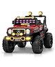 Baybee 4×4 Wrangler Battery Operated Jeep for Kids, Ride on Toy Kid Car with RGB Windshield Light & Music | Electric Jeep Battery Cars | Baby Big Car for Kids (Red)