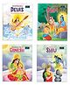 BOOK FORD PUBLICATIONS Illustrated Tales of Ganesh Shiv Devis & Ram Set of 4 Books for kids - English