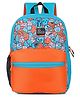 HARISSONS R59 Doodle Teal Orange School Bag for Kids Backpack.(Height 16 Inches)