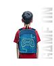 Harrisons R59 Game-On Blue PGreen School Backpack for Kids.(Age  3 to 6 Year- 16Inches