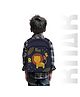 Harissons R59 ROAR Navy Orange School Backpack Fierce Lion Design.(Age -3 to 6 Year  16 Inches )